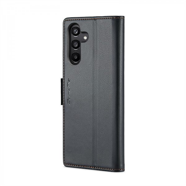 CaseMe Slim Pungetui RFID-beskyttelse Samsung Galaxy A15 Sort