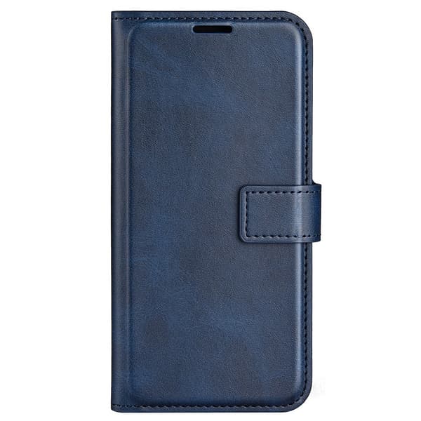 iPhone 14 Plus Wallet Läder Blå