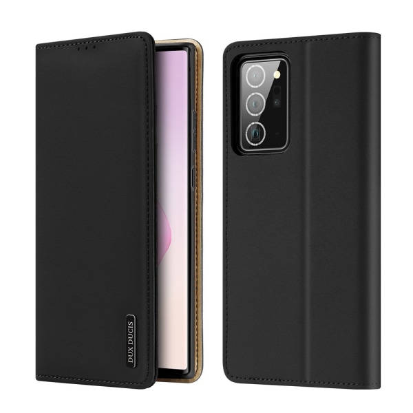 Dux Ducis Wish Læder Pung Etui Galaxy Note 20 Ultra Sort