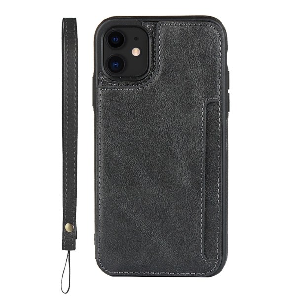 Kotelo piilotetulla lompakolla iPhone 11 Musta