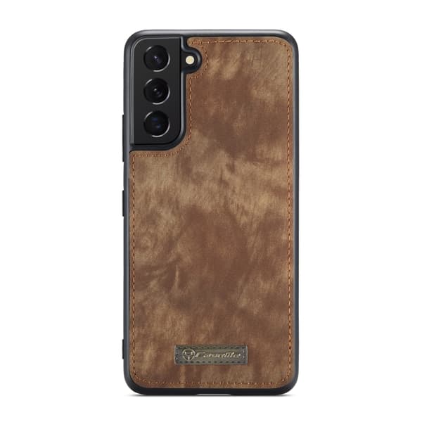 CaseMe Multi-Slot 2 i 1 Plånboksfodral Galaxy S22 Plus Brun
