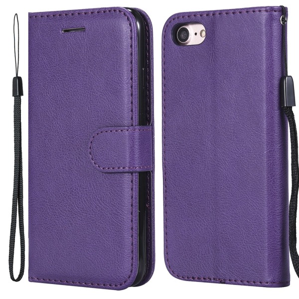 Magnet Leather Wallet iPhone 7/8/SE Lila