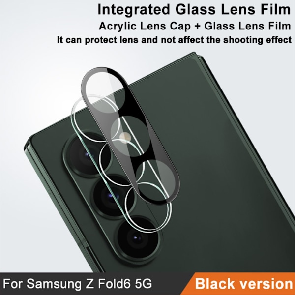 Imak Hærdet Glas Linsebeskyttelse Samsung Galaxy Z Fold 6 Sort