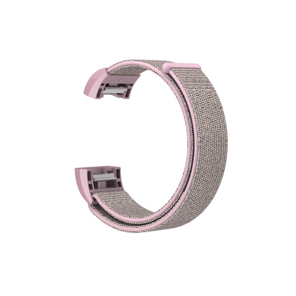 Fitbit Charge 2:n nylonranneke, vaaleanpunainen
