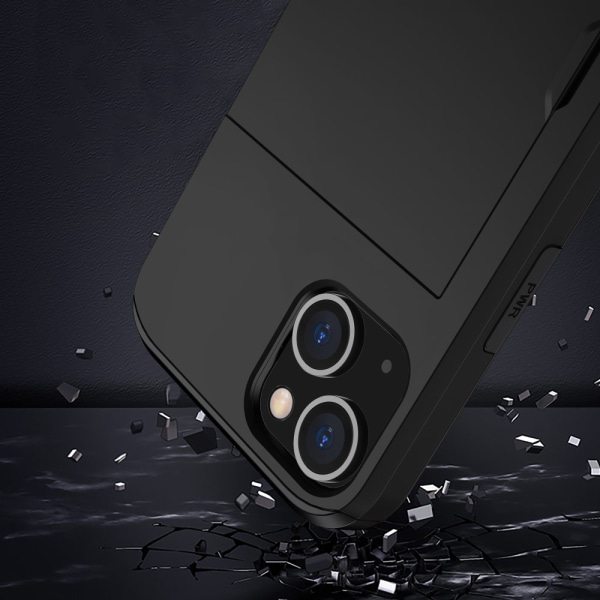 Skal Kortfack iPhone 15 Plus Sort