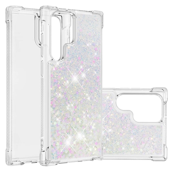 Glitter Bling TPU Case Samsung Galaxy S22 Ultra Silver