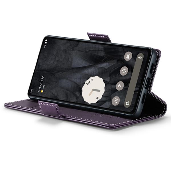 CaseMe Slim Plånboksfodral RFID-skydd Google Pixel 8 Pro Lila