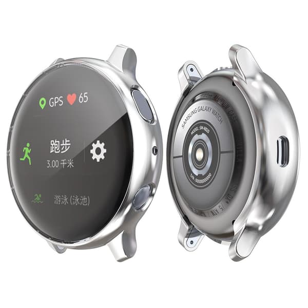 Fuldækkende Skal Galaxy Watch Active 2 44mm Sølv