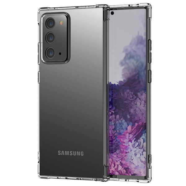 LEEU DESIGN Air TPU -kuori Galaxy Note 20 - läpinäkyvä