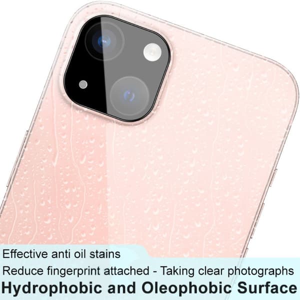 Imak Karkaistu lasi linssisuoja iPhone 15/iPhone 15 Plus Musta