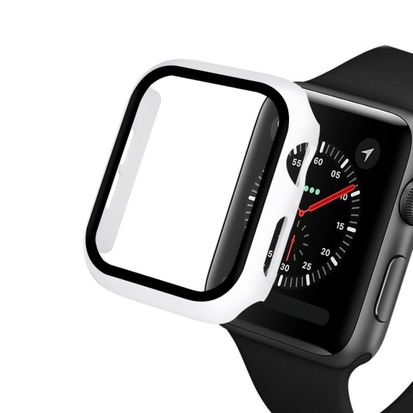 HAT PRINCE Glasskydd Skal Apple Watch 40mm Vit