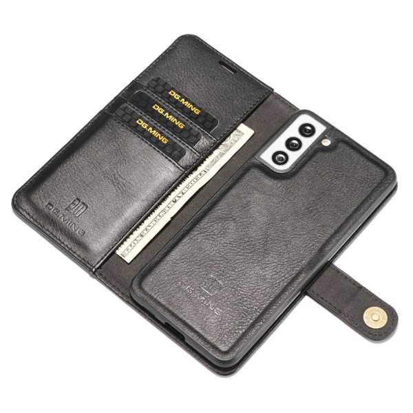 DG.MING 2-i-1 Magnet Pung Samsung Galaxy S21 Plus Sort