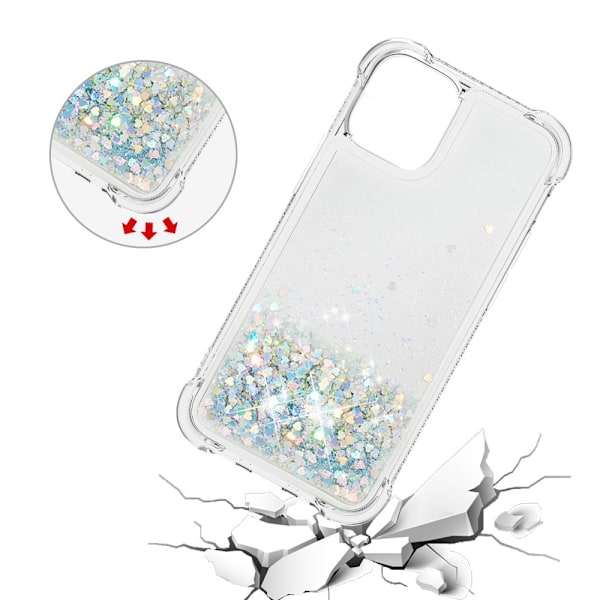 Glitter Bling TPU Case iPhone 13 Mini Silver