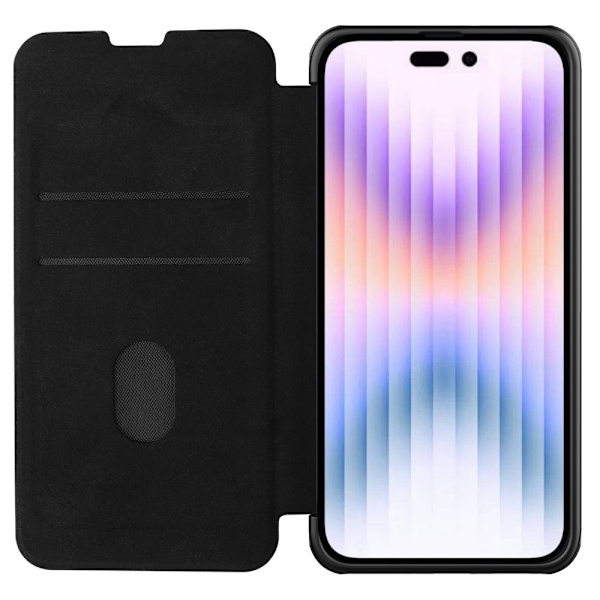 Nillkin Qin -sarjan iPhone 14 Pro -kotelo Camshield Musta