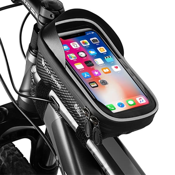 WEST BIKING Pyörälaukku Vedenpitävä Musta