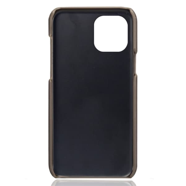 Nahkainen korttikotelo iPhone 13 - Harmaa