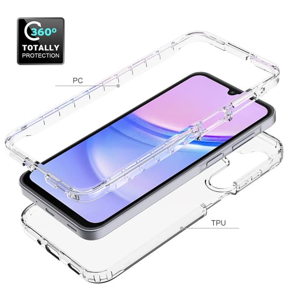 360 Full Cover Edge Case Samsung Galaxy A16 Transparent