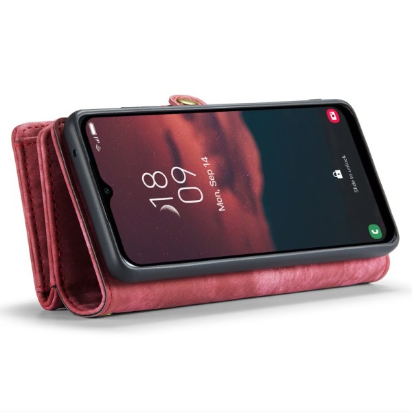 CaseMe Multi-Slot 2 i 1 Plånboksfodral Galaxy A54 Röd