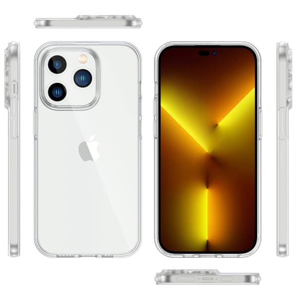 Stöttåligt TPU Skal iPhone 14 Pro Max Transparent