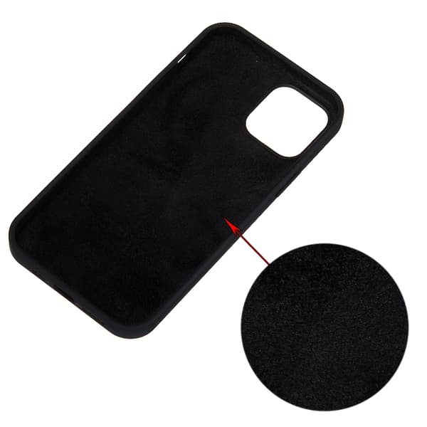 Silikonskal iPhone 15 Pro Svart