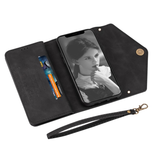 Plånboksfodral iPhone 12 Pro Max Svart