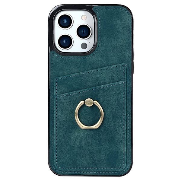 iPhone 14 Pro Kortlomme Skal Ring Grøn