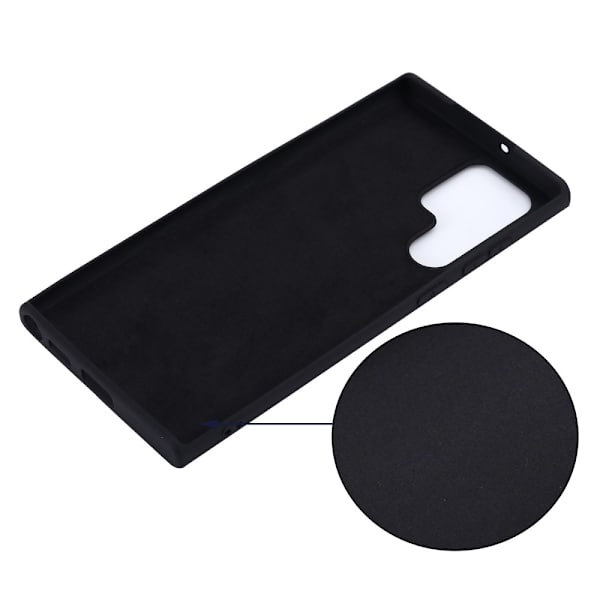 Silikonecover Samsung Galaxy S22 Ultra Sort