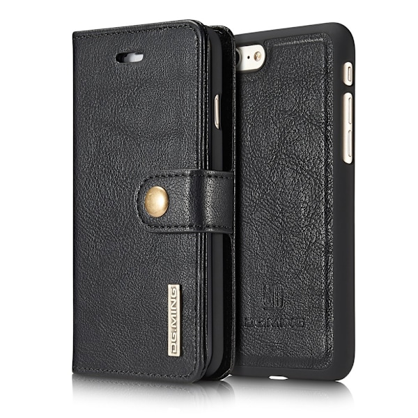 DG.MING 2-i-1 Magnet Pung iPhone 7/8/SE Sort