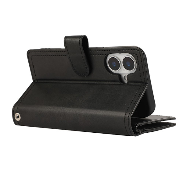 Plånboksfodral Multi-Slot iPhone 16 Svart
