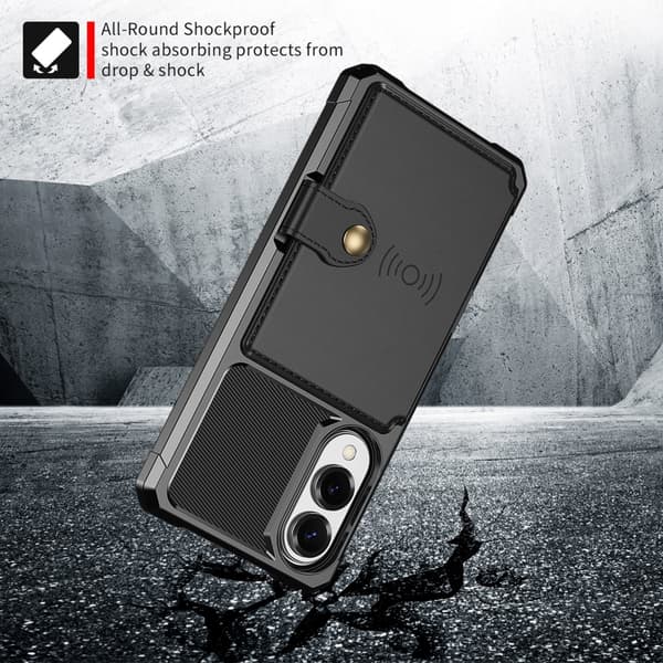 Multi-Slot Kotelo Samsung Galaxy S25 Edge Musta