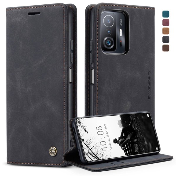 CaseMe Slim Wallet Case Xiaomi 11T/11T Pro Black