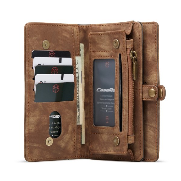 CaseMe Wallet Case Multi-Slot Samsung Galaxy S21 Brun