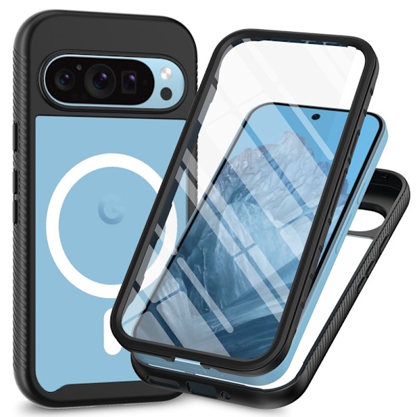 360 Full Cover Edge MagSafe Case Google Pixel 9 Sort