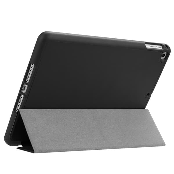 iPad 9.7 5. generation (2017) Etui Tri-Fold med Pencil-holder Sort