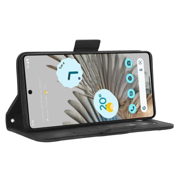 Monikäyttöinen lompakkokotelo Google Pixel 7 - Musta