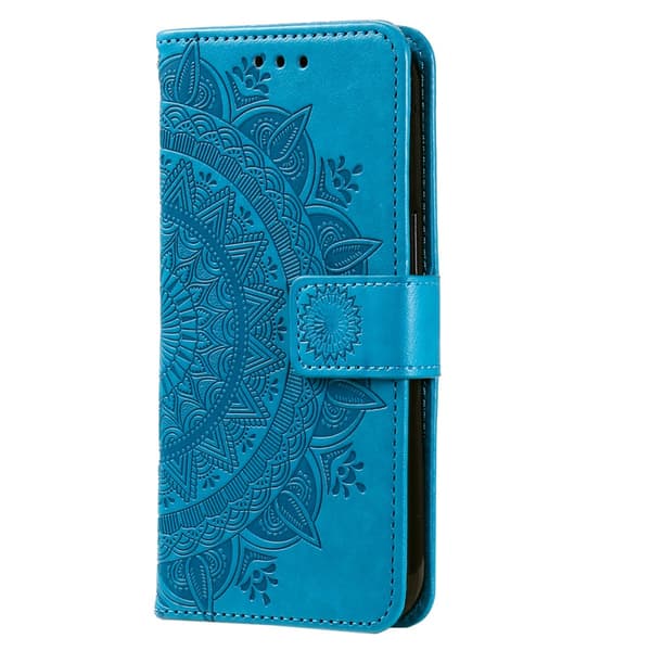 Läderfodral Mandala Samsung Galaxy A56 Blå