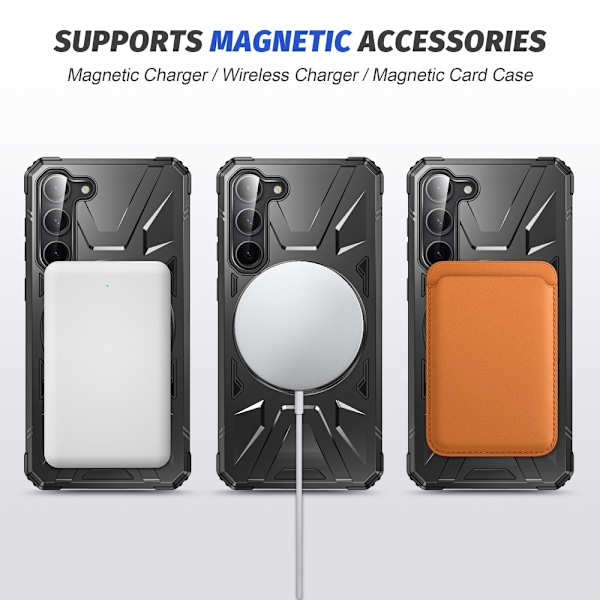 Hybridskal Samsung Galaxy S25 Plus MagSafe Ring Svart