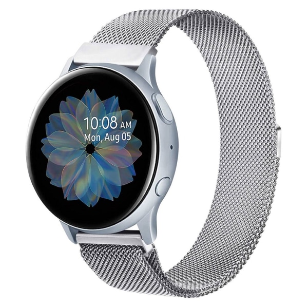 Milanolainen rannekoru Samsung Galaxy Watch 5 40/44/Pro 45 mm hopea