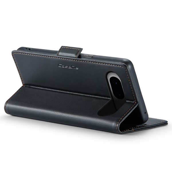 CaseMe Slim Plånboksfodral RFID-skydd Google Pixel 8 Svart