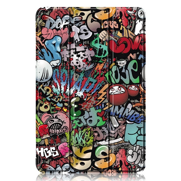 Samsung Galaxy Tab A9 Plus Etui Tri-fold Graffiti