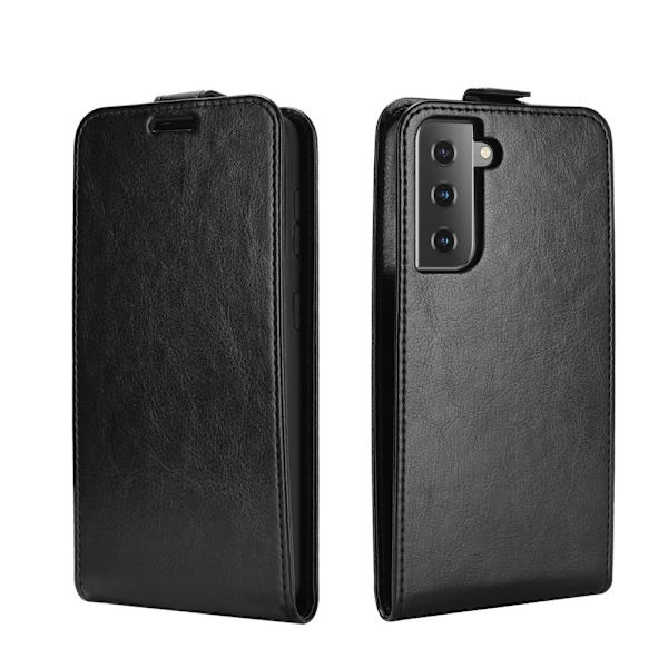 Flip Cover Læder Samsung Galaxy S21 Sort