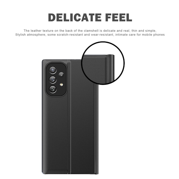 Samsung Galaxy A33 Etui Med Display Sort