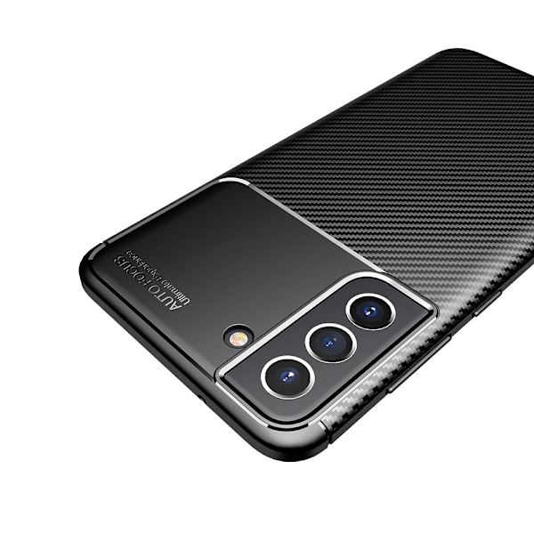 Hiilikuituinen iskunkestävä kuori Samsung Galaxy S21 FE Musta