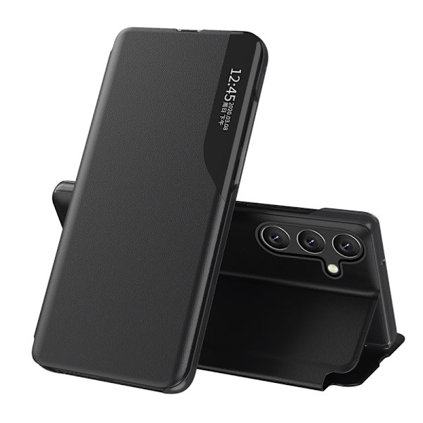Flip Fodral Med Display Samsung Galaxy A35 Svart