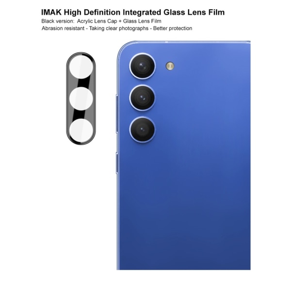 IMAK Hærdet glas Lens Protector Samsung Galaxy S23/S23 Plus Sort