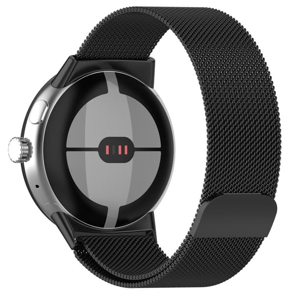 Milanese Loop Armband Google Pixel Watch 4 41mm Svart