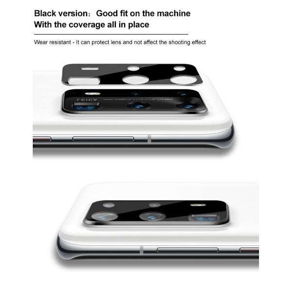 IMAK Hærdet Glas Linsebeskyttelse Samsung Galaxy S23 Ultra Sort