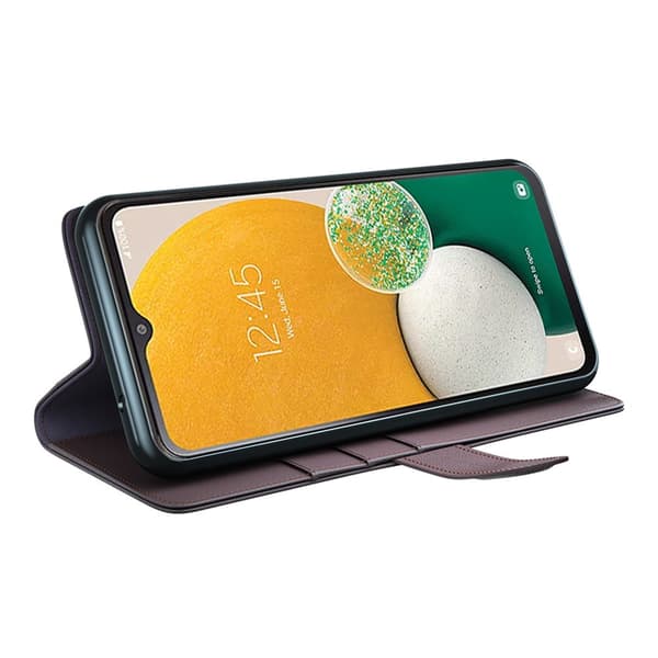 Äkta Läderfodral Samsung Galaxy A14 Brun