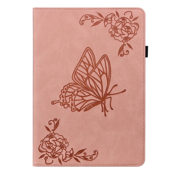 Lædercover Samsung Galaxy Tab A8 10.5 Butterflies Pink