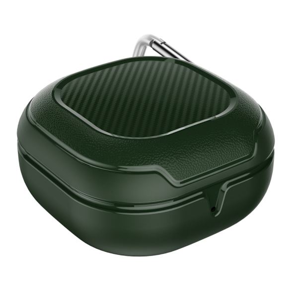 Stødsikkert Etui Med Karabinhake Galaxy Buds Live/Pro Grøn